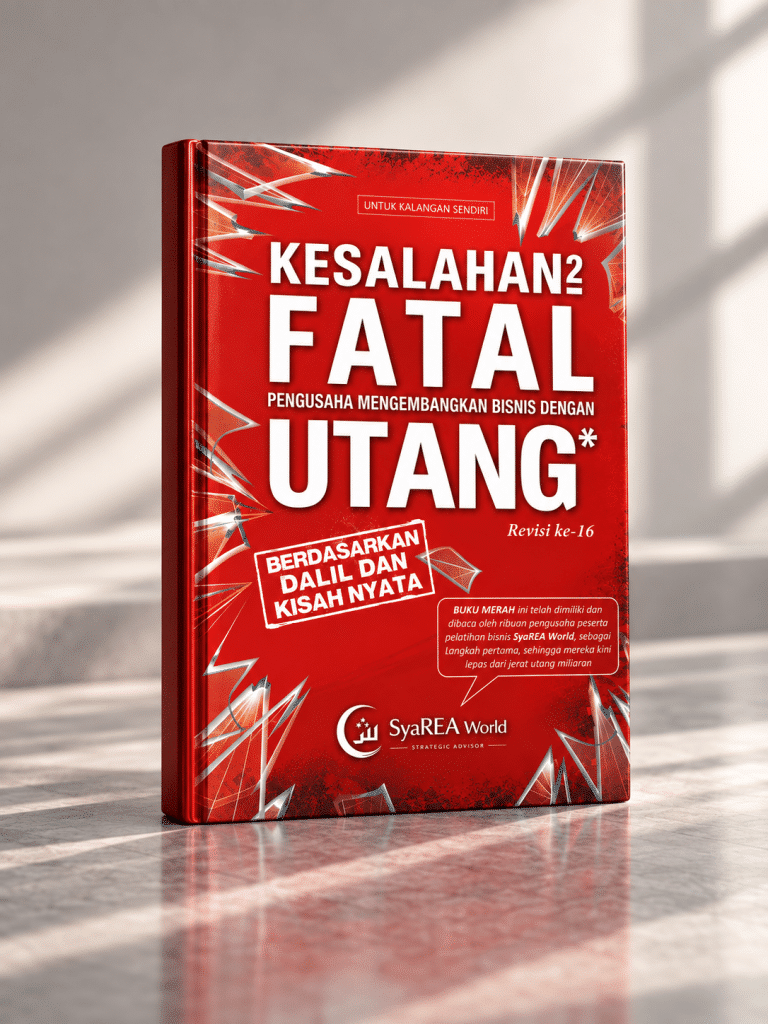 Buku Merah Kesalahan Fatal Pengusaha Mengembangkan Bisnis dengan Utang